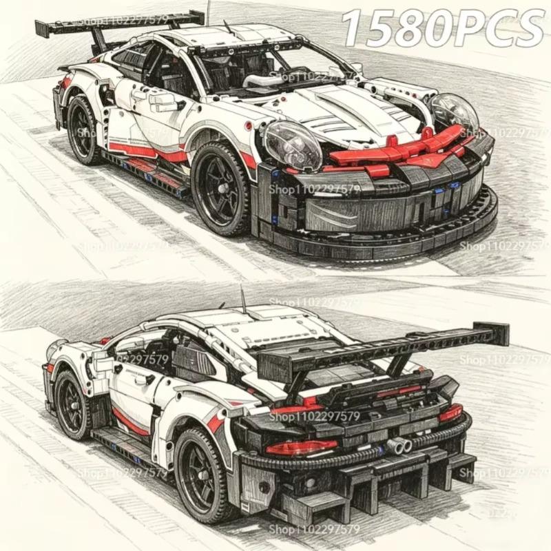 1580PCS New Technical 1:8 Scal - огляд і ціна Lego Set Creator
