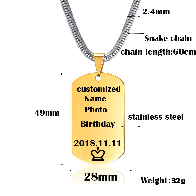 Customized Necklace Engrave Na - огляд і ціна Party Games Name